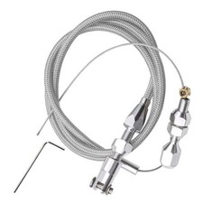 ls throttle cable kit, 36" Braided Throttle Cable Kit Compatible with 36 inch