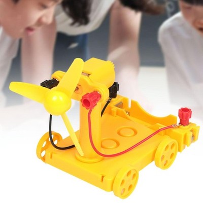 DIY Wind Power Car Spielzeugwissenschaft Physik Experiment Set DIY Material