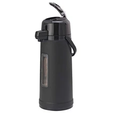 Service Ideas ECA22PBLMAT Eco-Air Airpot, 2.2 Liter (74 ounce), Glass Vacuum ...