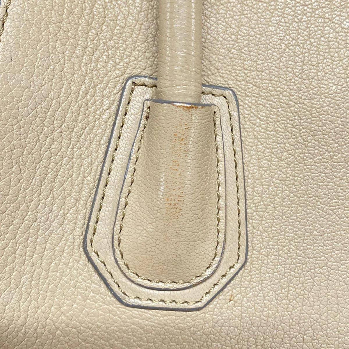 GIVENCHY Antigona Small - Gray Beige Leather Handbag thumbnail 9