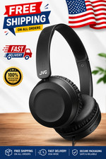 JVC HA-S31M Stereo Headphones On-Ear Wired with Built-In Mic Black