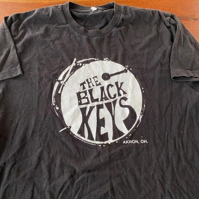 Rare Unisex Full Size The Black Keys T-Shirt For Gifts Black Short Sleeve TP241