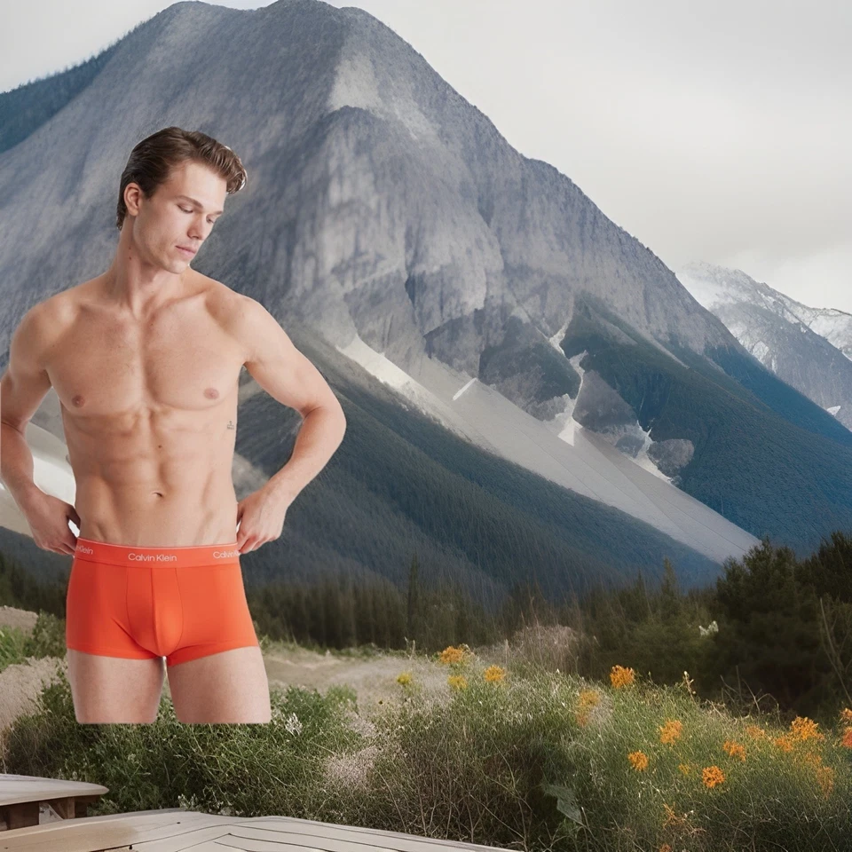 Baúl Calvin Klein NB3539801 Modern Performance tiro bajo naranja pequeño $36 Foto 2 de 3