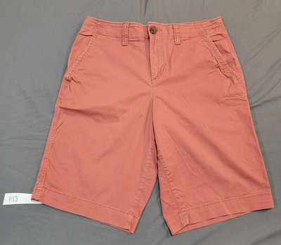 Urban Pipeline Khaki Shorts Super Flex Mens Sz 30 Salmon Pink Flat Front Chino
