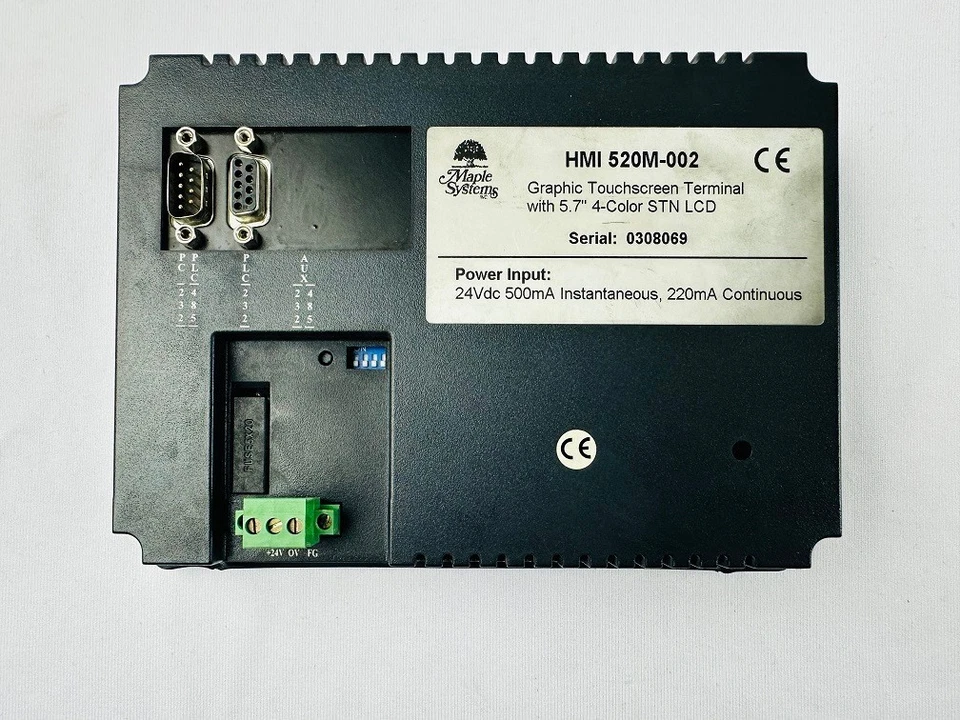 Maple Systems HMI 520M-002 Graphic Touchscreen Terminal with 5.7" 4-Color STN LC - Image 4 of 4
