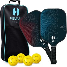 Helium Pro Carbon Fiber Pickleball Paddle Set of 4 - USAPA Certified Pickleball
