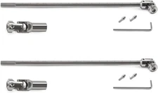 2PCS Drive Shaft 68-229mm RC Car CVD Upgraded Parts Repair Steering White 