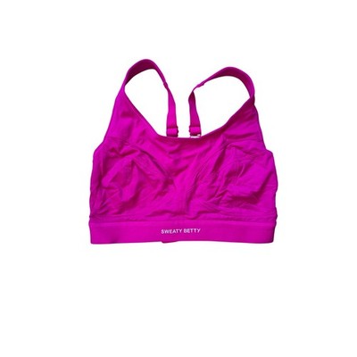 Sweaty Betty Power Pro Running Bra Magenta Fusion Purple Pink Size 34DD