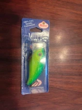 Mann's Vintage Mid  1-Minus Lure : Green Shad Chartreuse 3/8 Weigh