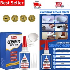 Precision Application Super Glue for Ceramics - Crack Resistant Easy To Use