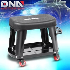 300Lbs Automotive Removable Rolling Garage/Shop Mechanic Stool Seat w/ Tool Tray