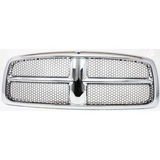 Grille Assembly Chrome Frame Ptm Honeycomb Inserts For 2002-2005 Dodge Ram 1500