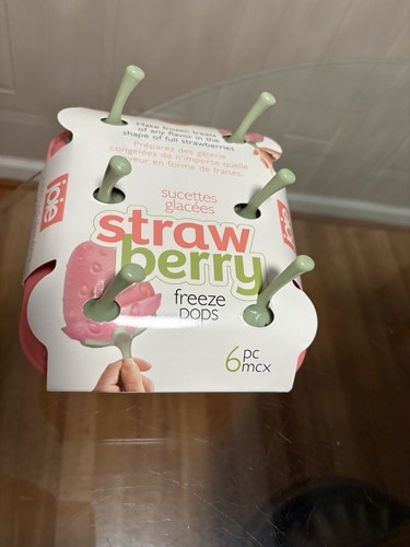 JOIE ERDBEERE 🍓 GEFORMTE FREEZE POPS (ERGIBT 6) - Bild 3 von 5
