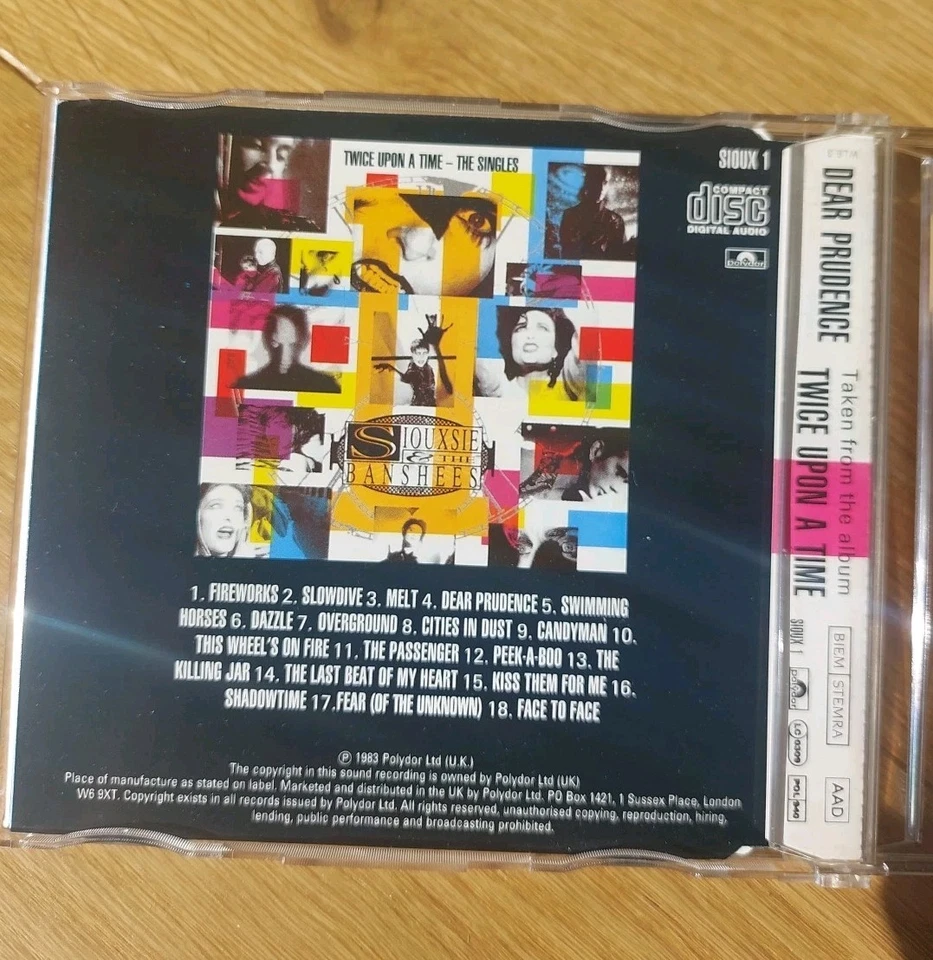 Siouxsie & The Banshees - Dear Prudence / Promo CD / UK press / Polydor 1992 - Bild 4 von 4