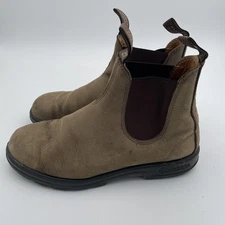 Blundstone Boots 7 Brown Leather Chelsea Pull On