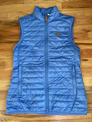 Gilet rembourré Fjallraven Abisko fermeture éclair intégrale bleu femme taille XS G Loft Supreme
