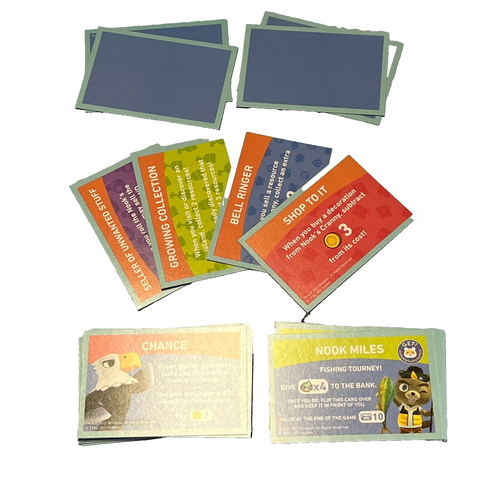 OEM Monopoly Animal Crossing Replacement Pieces -Chance Player Skills Cards - 第 1/5 張圖片