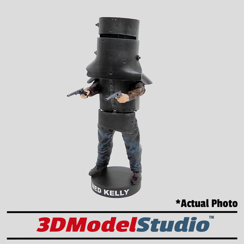 Ned Bobblehead - Ned Kelly Armour - "Bail Up!" Bushranger Collectable Figure - Picture 3 of 5