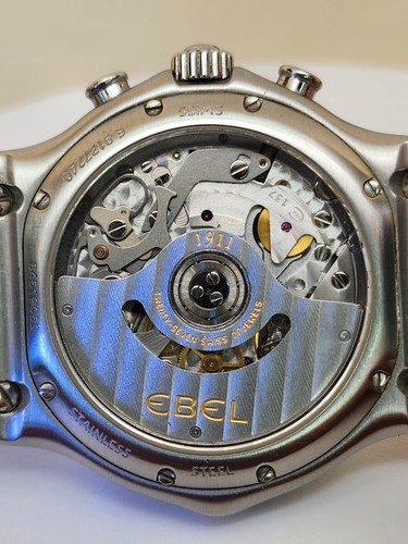 EBEL 1911 Le Modulor, seltenes Modell mit ellipsoiden Hilfszifferblättern, 9137240, neues Armband. - Bild 17 von 24