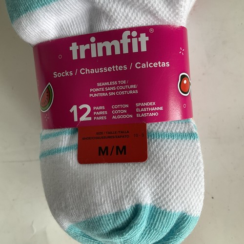 Trimfit Calze Bambini - 12 Paia Multicolori - 6 Design - Nuove con Etichette - 10-3 - Foto 2 di 3