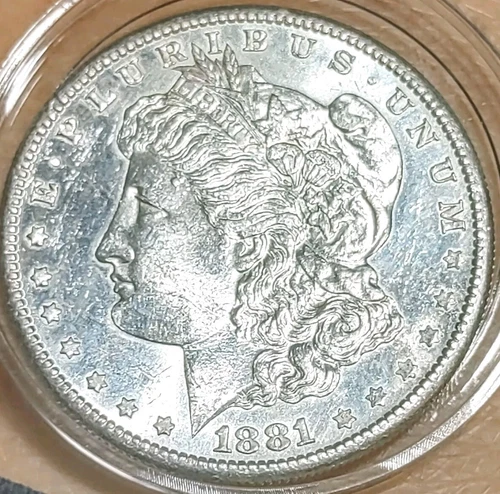 * 1881-S * CHOICE to GEM BU MS MORGAN SILVER DOLLAR *