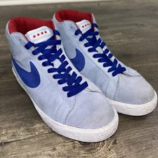 2008 Nike SB Blazer Ice Blue Size 6.5 Chicago 310801-441 High Hi Sneakers