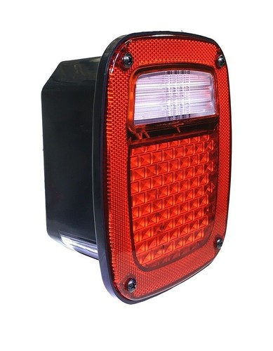 Quake LED Tempest Series LED Tail Lights Kit for 97-06 Jeep Wrangler TJ / LJ - Picture 4 of 6