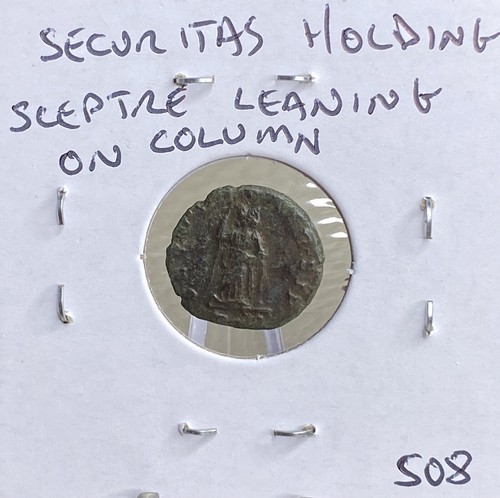 Authentic Ancient Roman Coin Emperor Constans 337-340 AD Securitas Reipvb - Picture 5 of 11