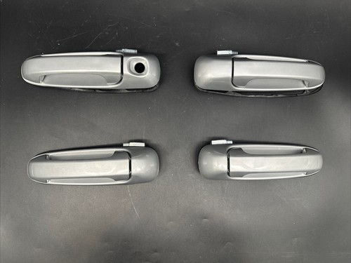 Juego de 4 manijas de puerta exteriores F y R plata brillante Met para Dodge Ram 1500 02-08 - Imagen 2 de 11