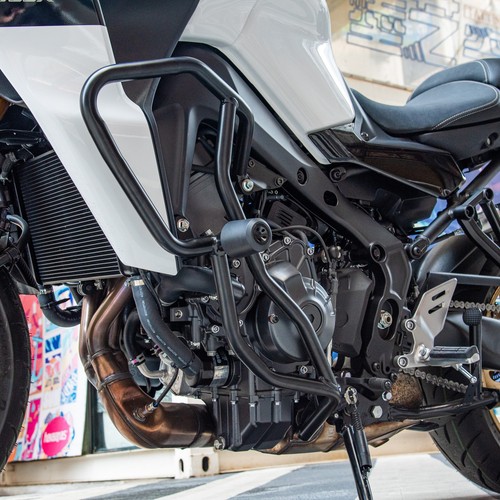 Frame Engine Guard Stunt Cage Safety Crash Bar Falling Protector For Tracer 9 GT - Picture 15 of 22