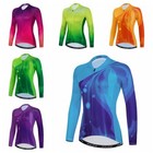 Cycling Jersey Women Bike Clothing Long Sleeve Warm Bicycle T-Shirt Sport Tops