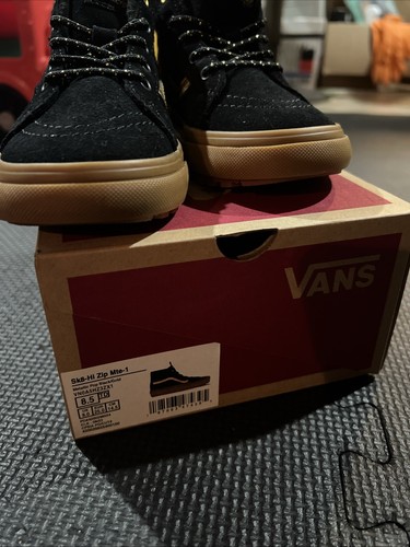Vans Sk8-Hi Zip Met-1 Toddler Sneaker Boots 8.5 - Picture 5 of 7