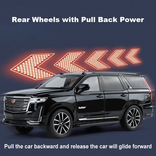 1:24 Diecast Vehicle for Cadillac Escalade SUV Model Car Toy Collectible Gifts - Picture 4 of 14