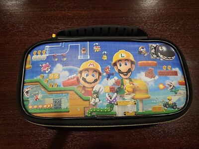 RDS Industries Officially Licensed Nintendo Switch Super Mari Case Mario Maker 2