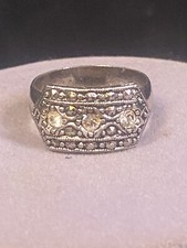 VINTAGE ART DECO STYLE CZ RING SIZE 8