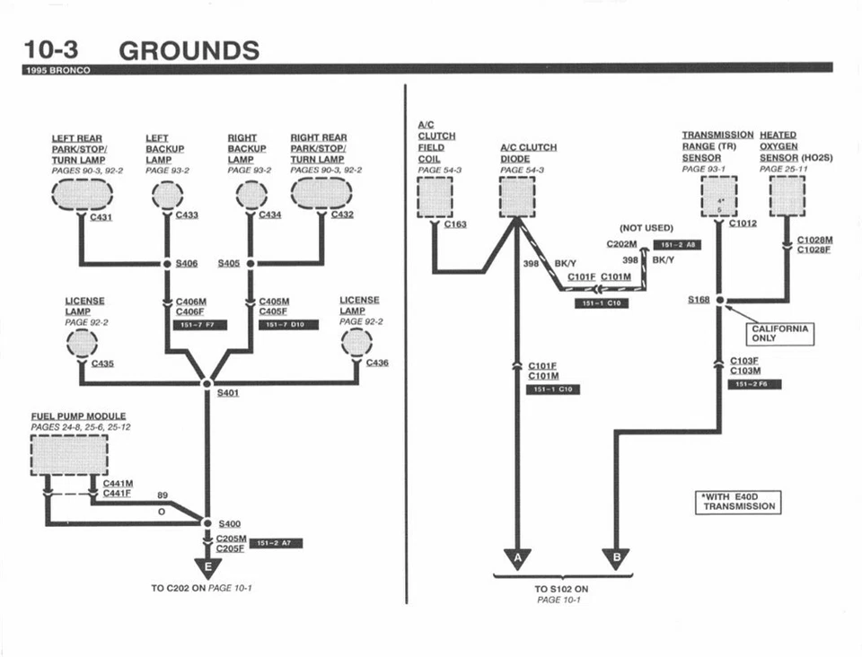 1995 Ford Bronco Electrical Vacuum Shop Service Repair Manual Factory OEM EVTM - Image 4 of 4
