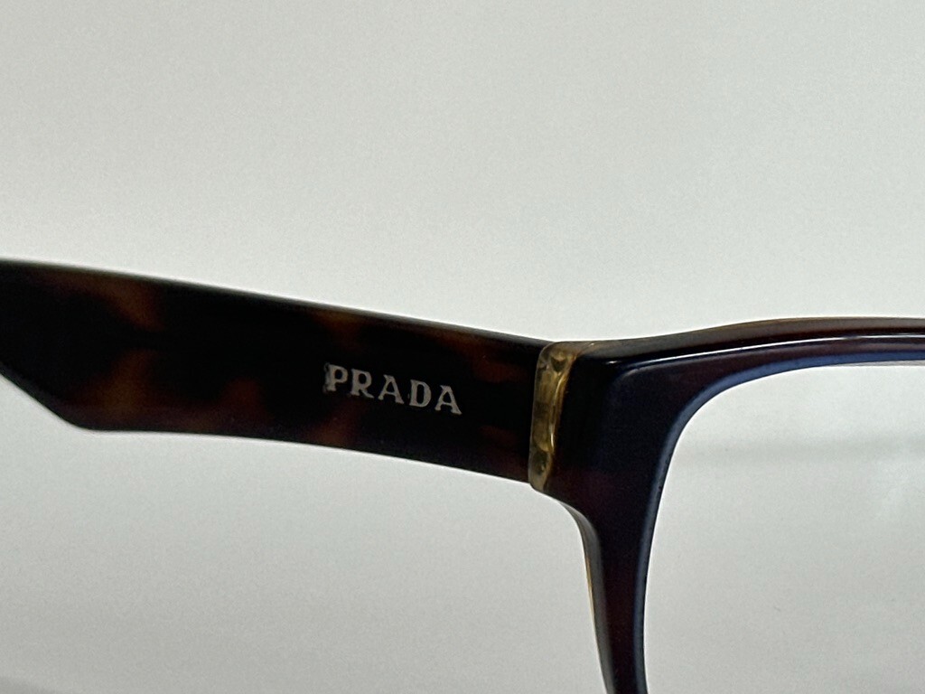 Prada VPR 16M Square Havana Brown Eyeglasses 53-16-140 PARTS  display picture 3