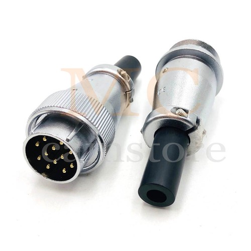 WS24 10A 12Pin Aviation Waterproof Connector,Industrial Power Connector - Picture 3 of 7