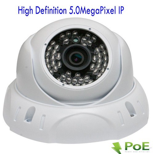 HD 5MP 1920P PoE Onvif Dome Weatherproof 1080p IP Security Camera 48-IR wide v - Picture 3 of 6