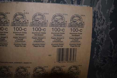 sandpaper case of 10 packs of 25 sheets in a pack - Picture 3 of 3