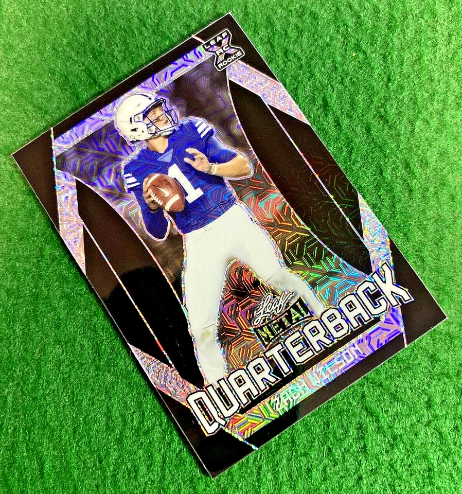 2021 Leaf Metal #LMQ-03 RC SSP #’ed 3/4 Mojo Zach Wilson New York Jets NFL - Image 2 of 3