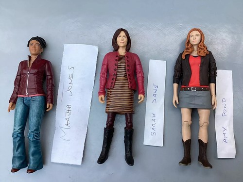 Doctor Who Action Figuren kleines Konvolut 3 Martha, Sarah und Amy.
