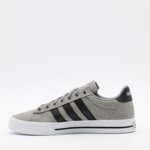 Adidas Men's Daily 3.0 Comfortable Canvas Low Top Shoes Gray/Black Size 7.5 - Picture 3 of 11
