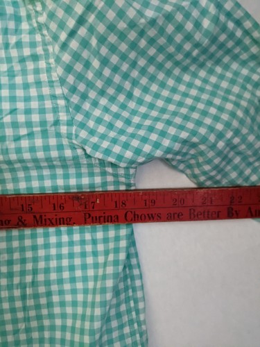 Vineyard Vines Boys 16 Whale Shirt Seafoam Green Cotton Long Sleeve Button Up - Picture 6 of 9