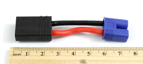 TRX hembra a EC3 macho (bala de 3,5 mm) conector adaptador/cable 30 mm TRAXXAS - Imagen 4 de 4