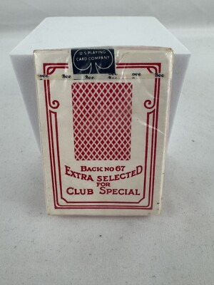 Sealed Vintage Bee Club Special No.97 Pinochle Deck Factory Sealed