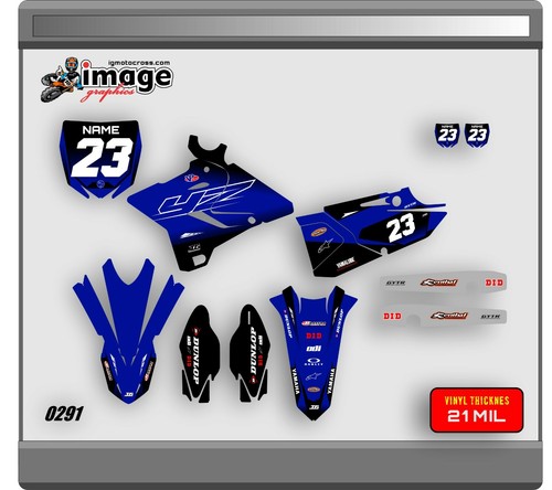 Yamaha YZ 125 250 2015-2021 GRAPHICS STICKER KIT DECALS - Foto 1 di 2