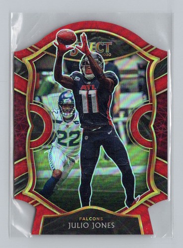 2020 Panini Select #6 Julio Jones Red Prizm Die Cut