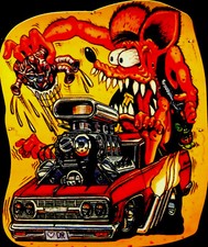 Rat Fink Sticker Heartbeat Horsepower 3 X 3 12 Very Cool Glossy