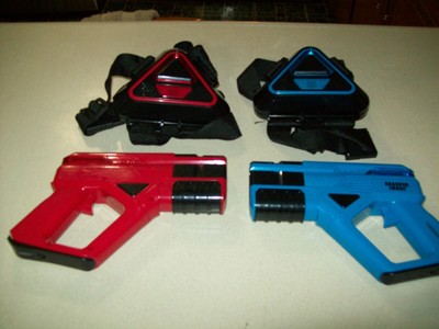 SHARPER IMAGE ELECTRONIC LASER TAG TWO PLAYER SET | eBay